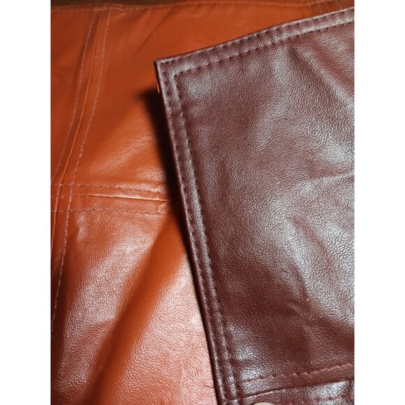 Boho Leather Patchwork Placemats Reversible 2 piece - Picture 5 of 9